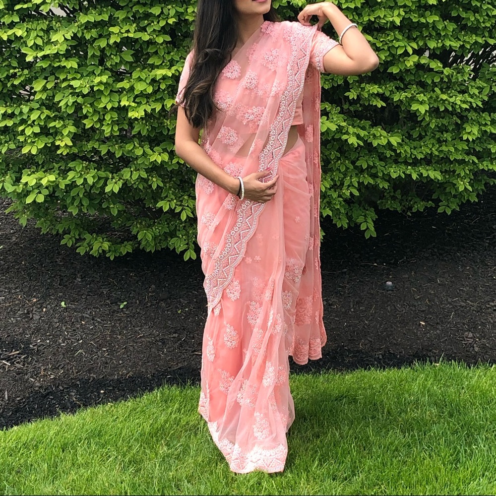 Saari / Sari with petticoat and blouse